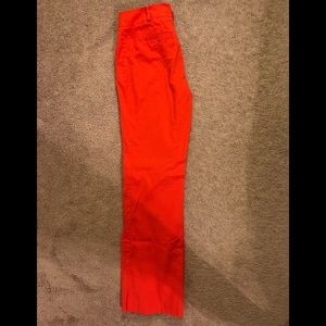 Talbots Orange Stretch cotton pants